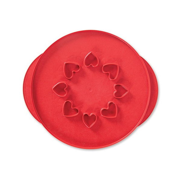 12" Lattice & Hearts Reversible Pie Top Cutter