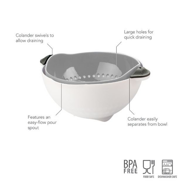 Soak & Strain Colander
