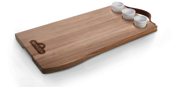 Charcuterie Board w/ Three Ramekins