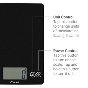 Escali Arti Glass Food Scale, Frost White