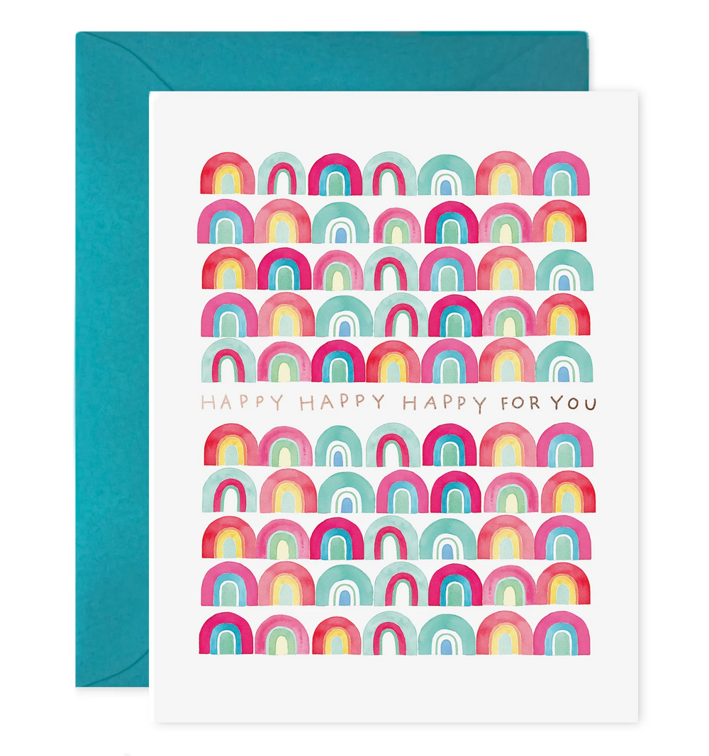 Happy For You Rainbows Card