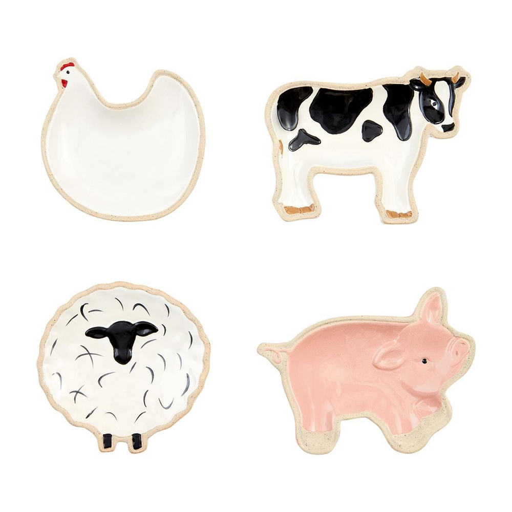 Farm Animal Tidbit Dishes (assorted)
