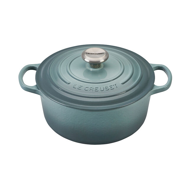 Le Creuset, Sea Salt, 4.5qt., Signature Round Dutch Oven