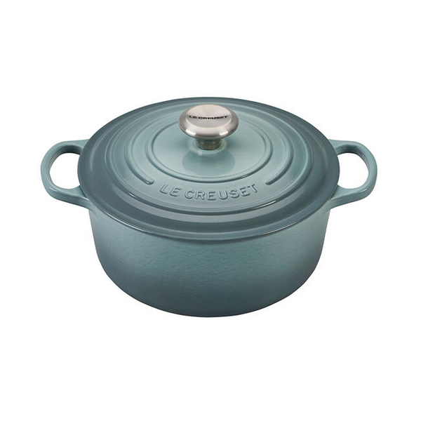 Le Creuset, Sea Salt, 4.5qt., Signature Round Dutch Oven