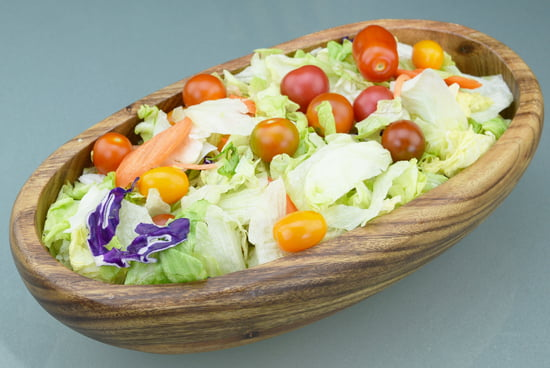 Acacia Oval Wood Serving Bowl 15" x 8"