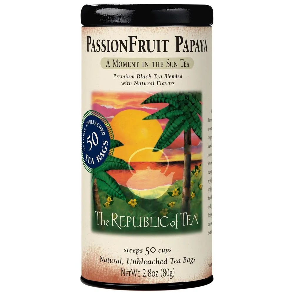 PassionFruit Papaya Black Tea Bags 50ct
