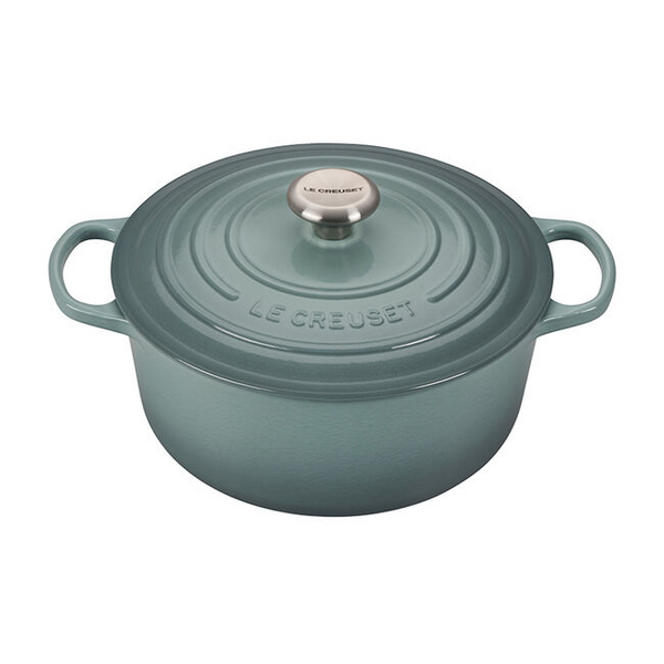 Le Creuset, Sea Salt, 5.5qt., Signature Round Dutch Oven