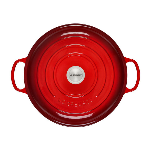 Le Creuset, Cerise, 5qt., Signature Braiser