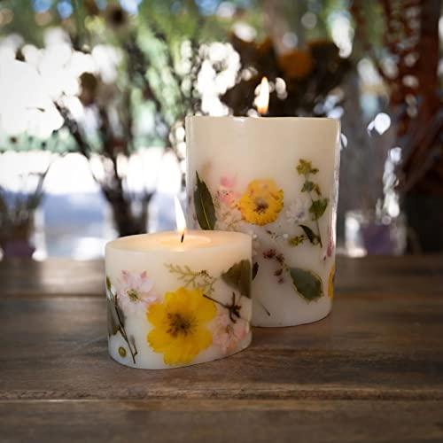 Rosy Rings Petite Lemon Blossom Botanical Candle