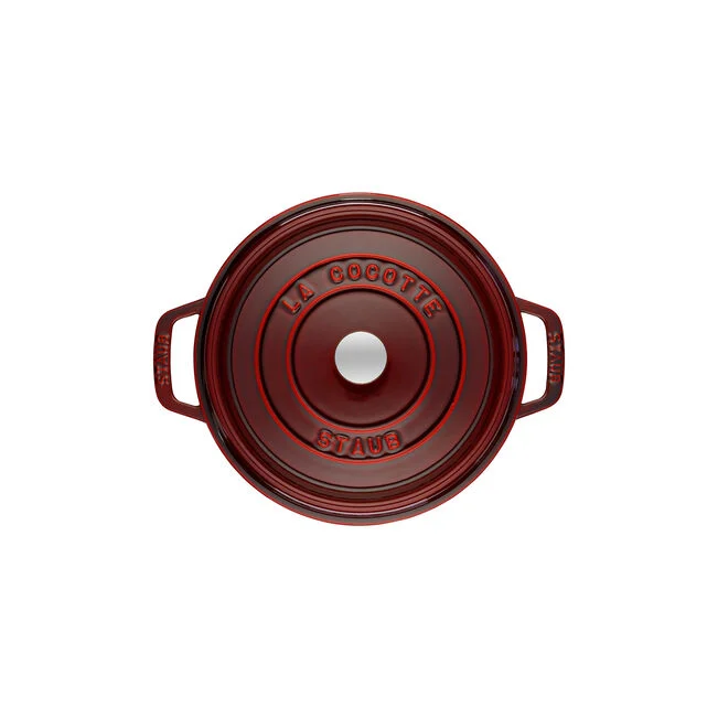 Staub 4-qt Round Dutch Oven - Grenadine
