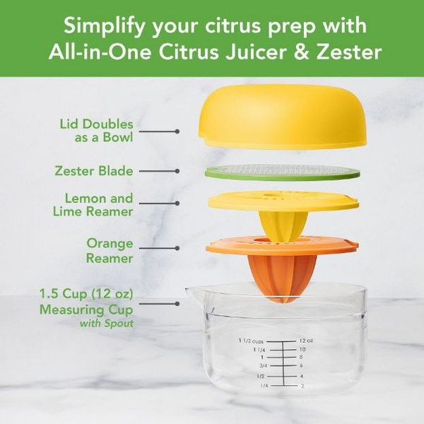All-in-One Citrus Juicer and Zester