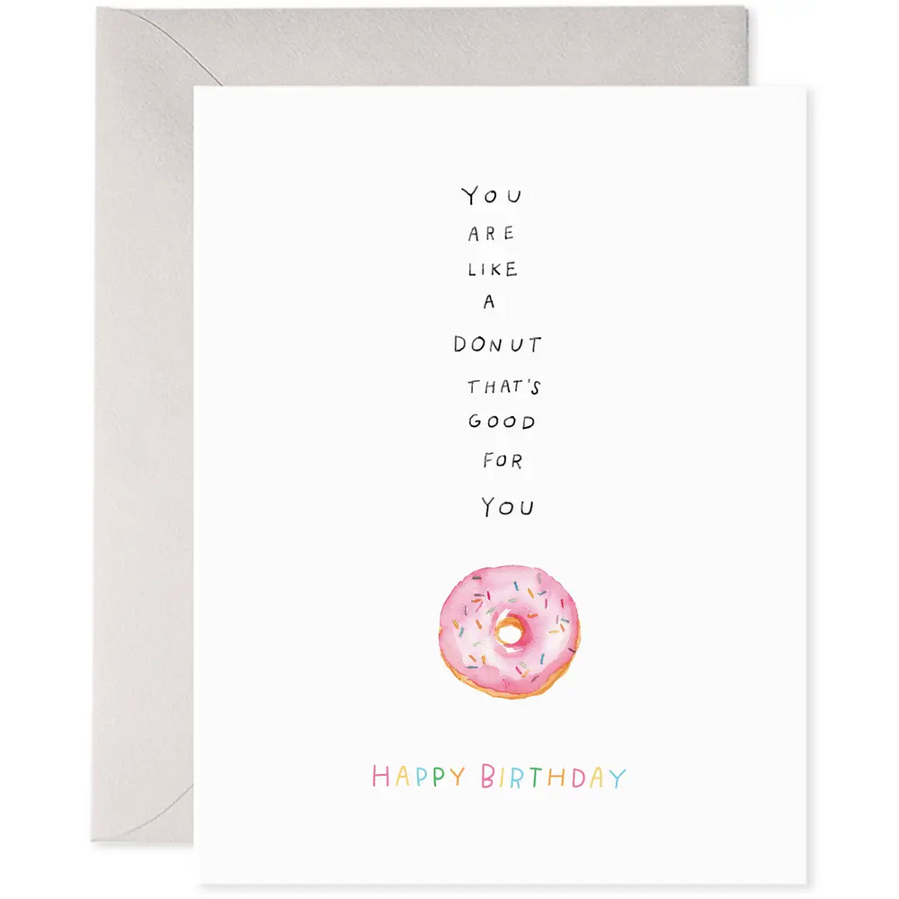 Healthy Donut | Birthday Greeting Card