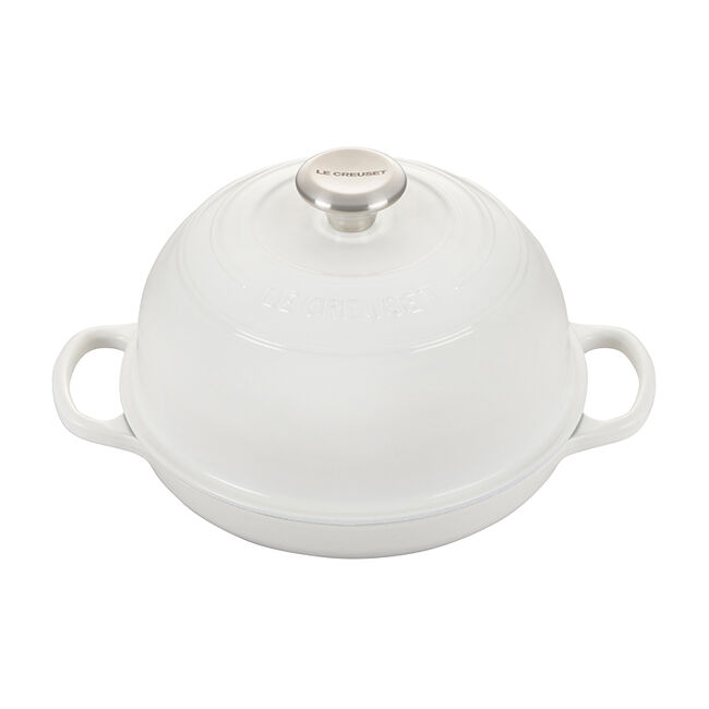 Le Creuset, White, 9.5" (1.75qt.), Signature Bread Oven