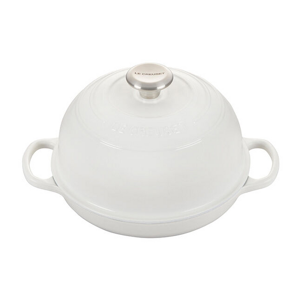 Le Creuset, White, 9.5" (1.75qt.), Signature Bread Oven