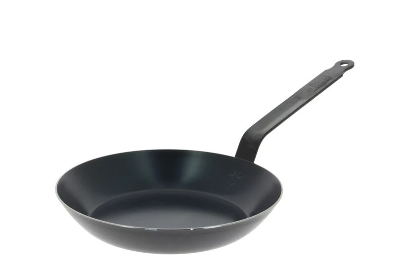 10.25" Blue Carbon Steel Fry Pan De Buyer