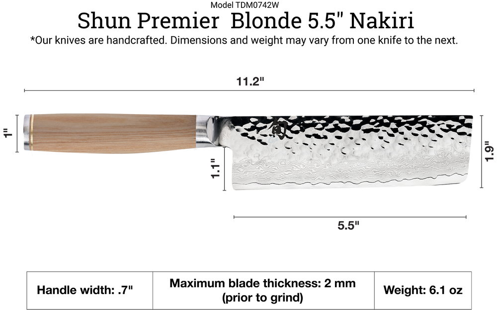 Premier Blonde Nakiri 5.5"