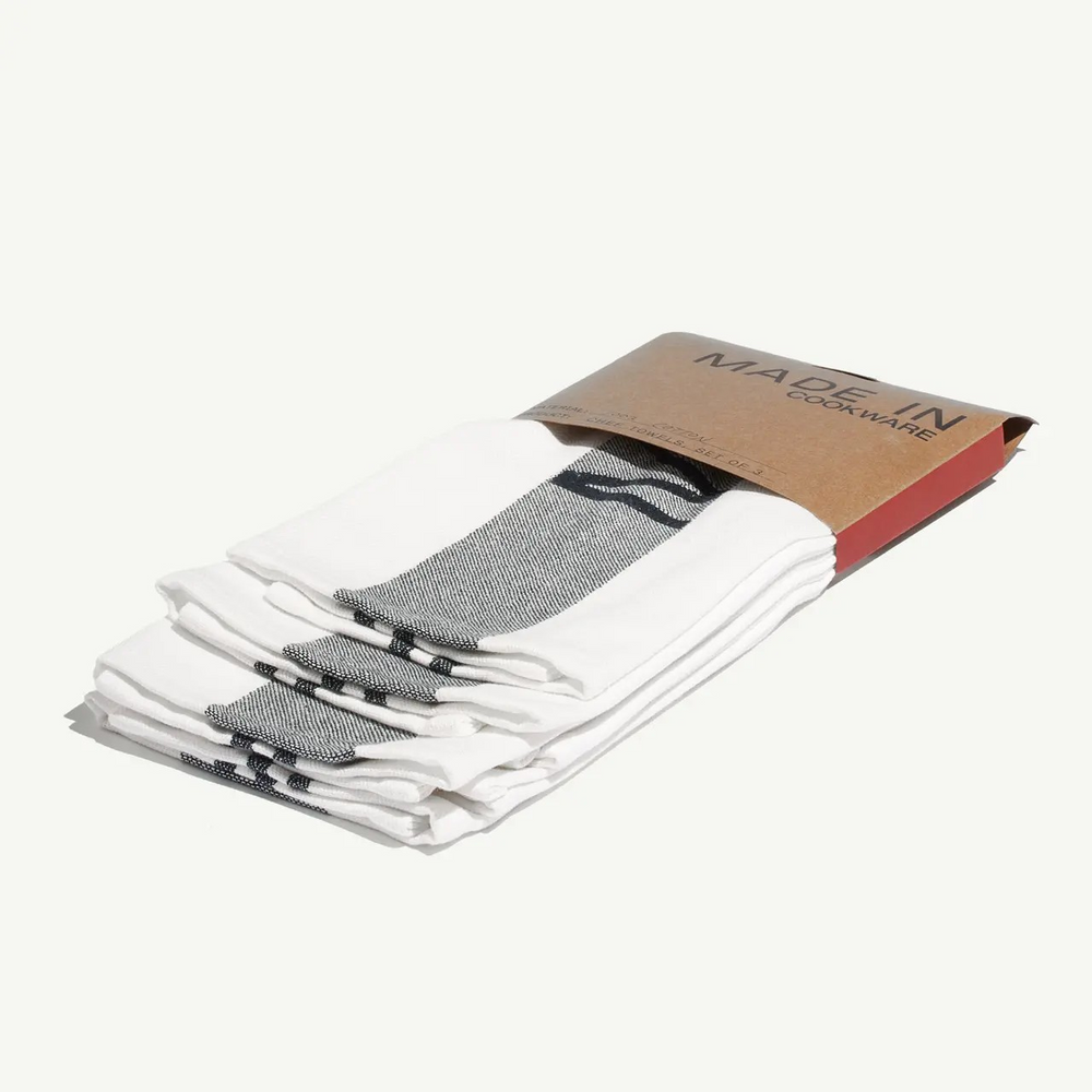 Chef Towels - Black Set of 3