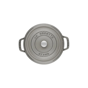 Staub 4 qt Round Dutch Oven- Graphite Grey