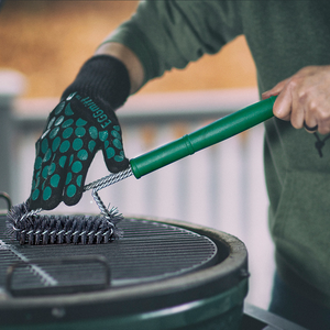 Diamond-Coated Nylon Bristle Grid Scrubber
