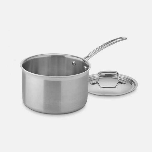Cuisinart MultiClad Pro Triple Ply Stainless Steel 4qt Saucepan W/ Cover