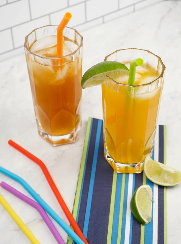 RSVP Silicone Straws Set of 6