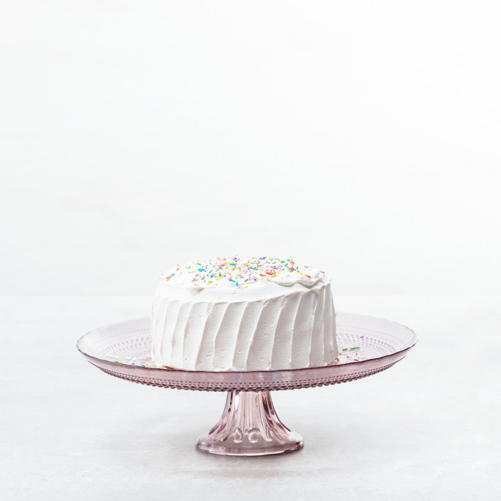 Jupiter Pink Cake Stand 13x13x4.3"