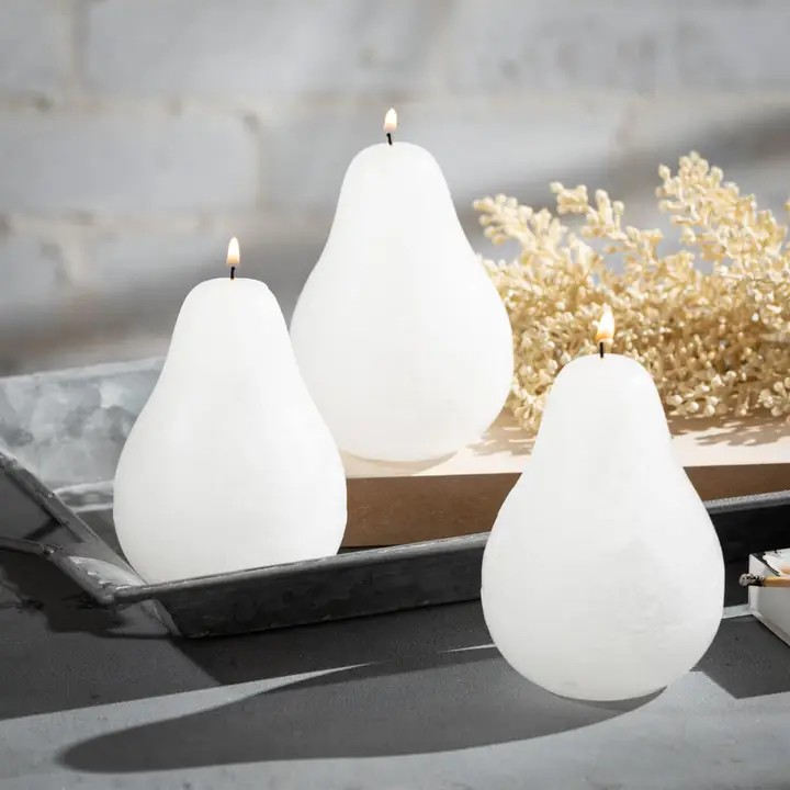 White Timber Pear Candle