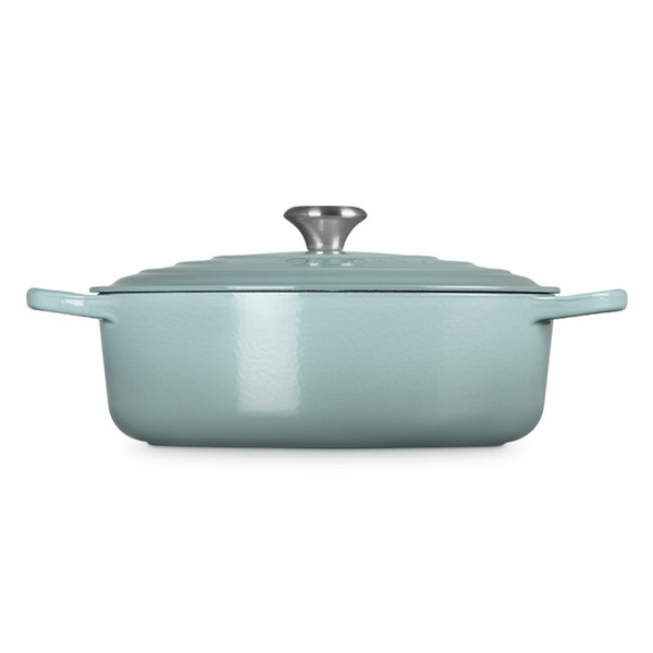 Le Creuset, Sea Salt, 6.75qt., Signature Round Wide Oven