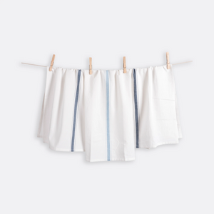 Milk Street Flour Sacks (Blues) Set of 3