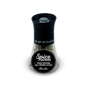 Spice Grinder - Glass Grinder w/ Adjustable Ceramic Mill
