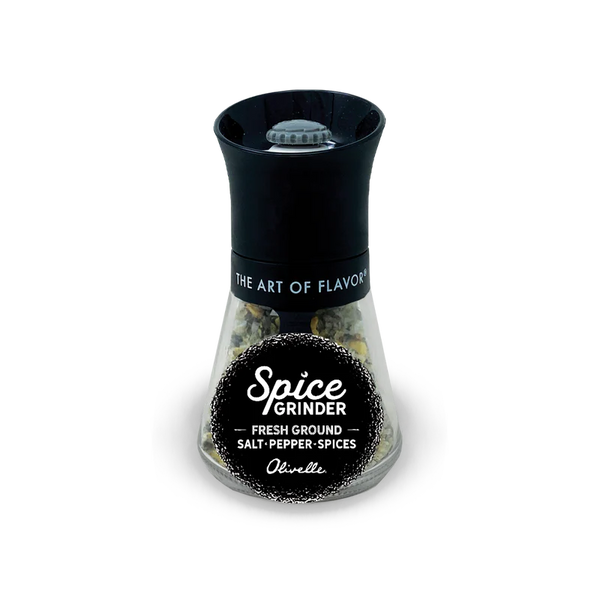 Spice Grinder - Glass Grinder w/ Adjustable Ceramic Mill