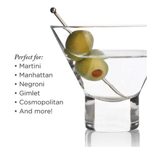 Viski Stemless Martini Glass