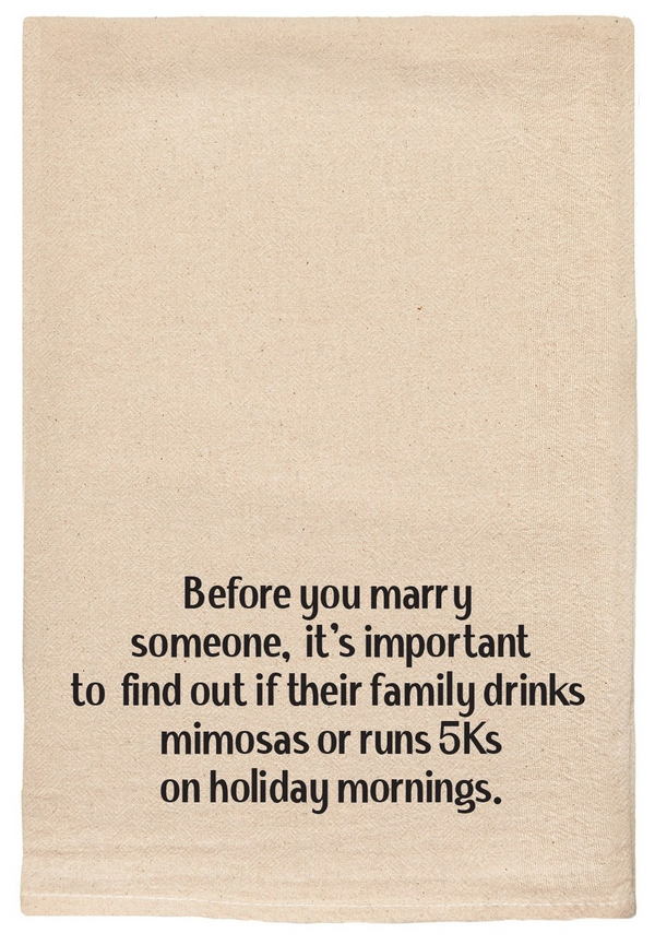 Before You Marry Someone | Funny Kitchen Tea Towels