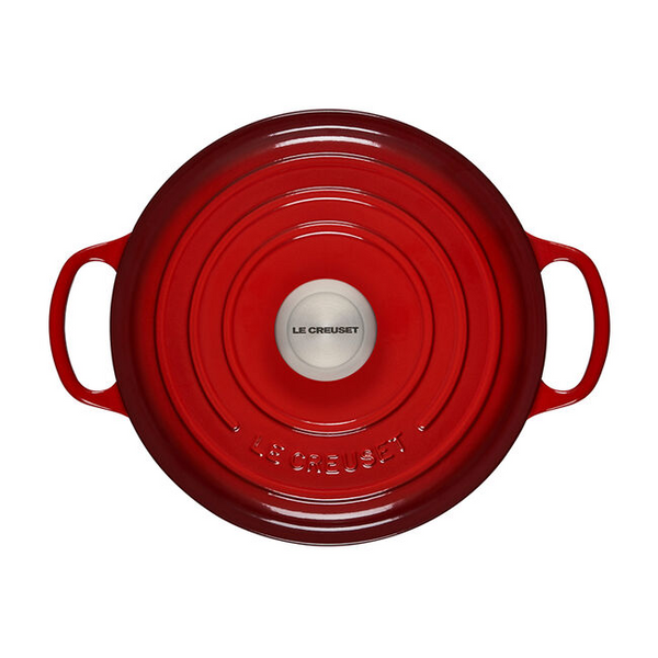 Le Creuset, Cerise, 4.5qt., Signature Round Dutch Oven