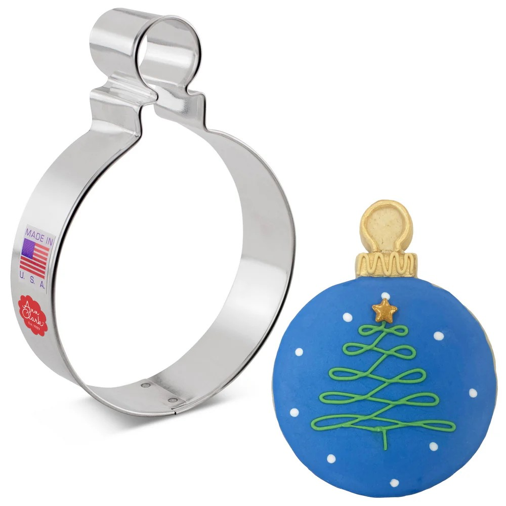 Christmas Ornament Cookie Cutter (Round)