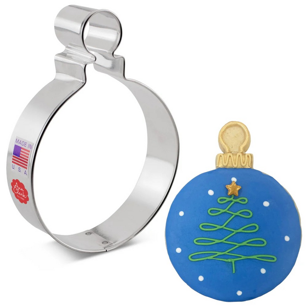 Christmas Ornament Cookie Cutter (Round)