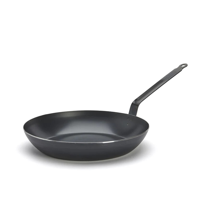 12.5" Fry Pan Blue Carbon Steel De Buyer