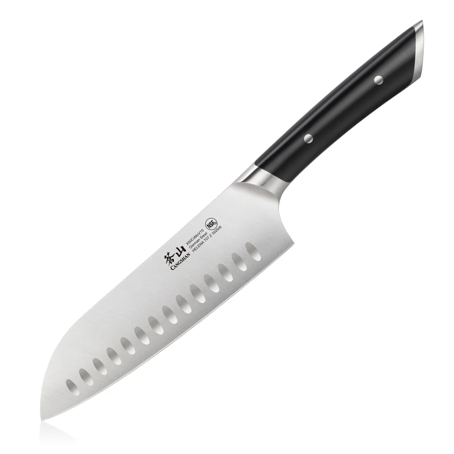 Helena (Blk) 7" Santoku Knife