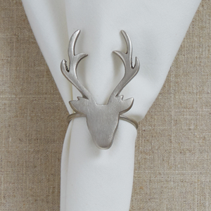 Silver Deer Napkin Ring