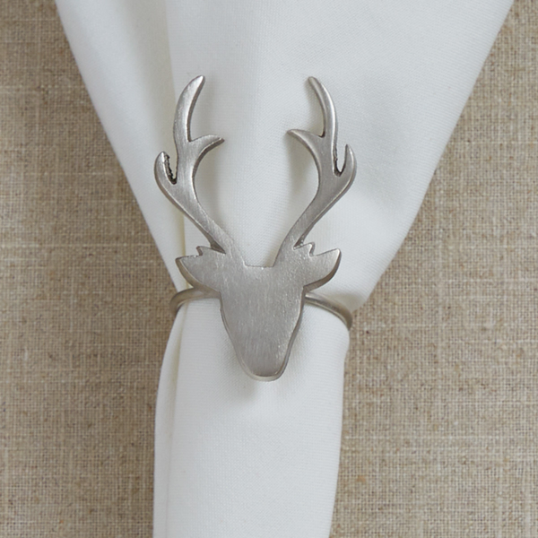 Silver Deer Napkin Ring