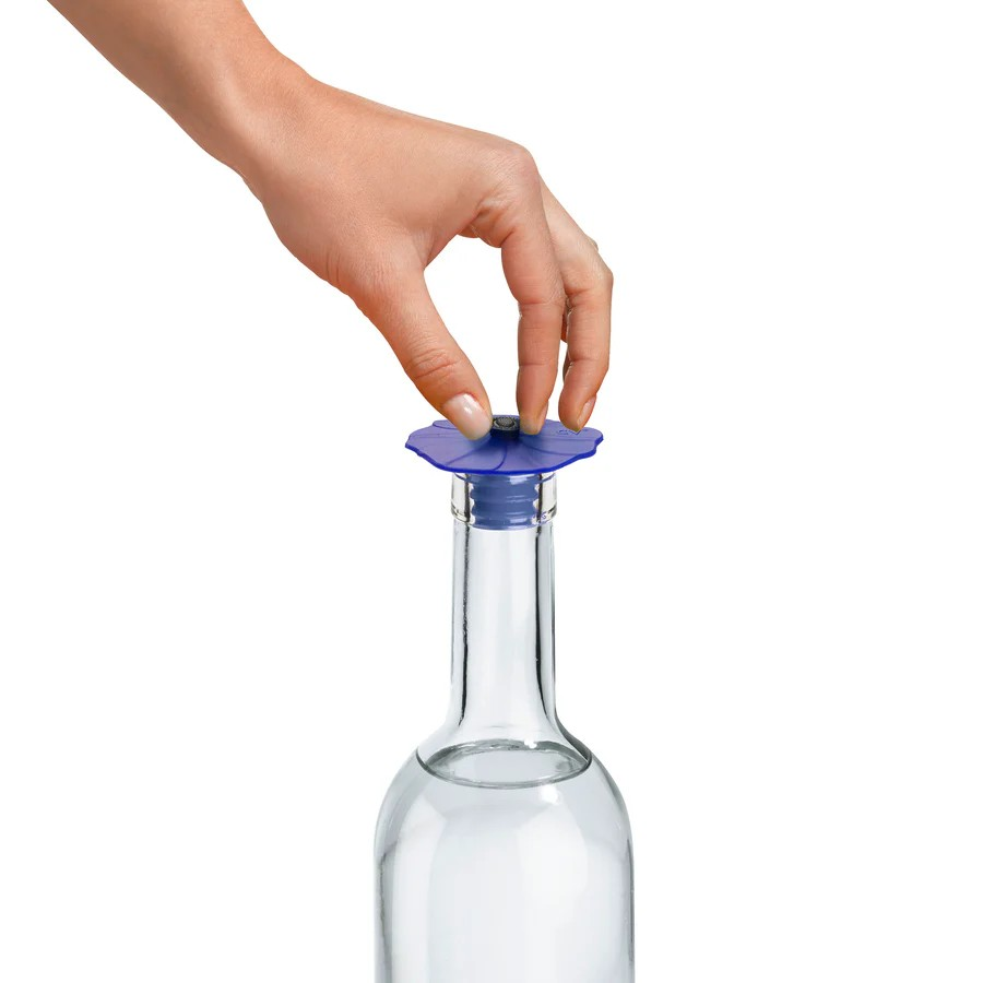 Poppy Bottle Stopper Blue Night