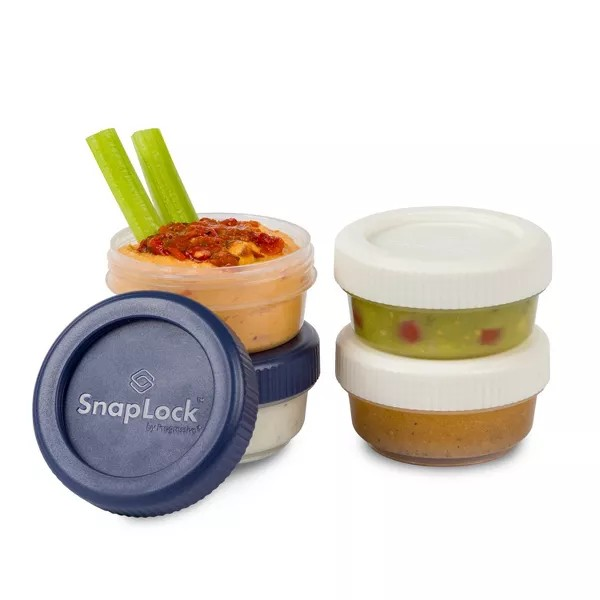 Snap Lock 4 TBSP Dressing Containers Set of 4