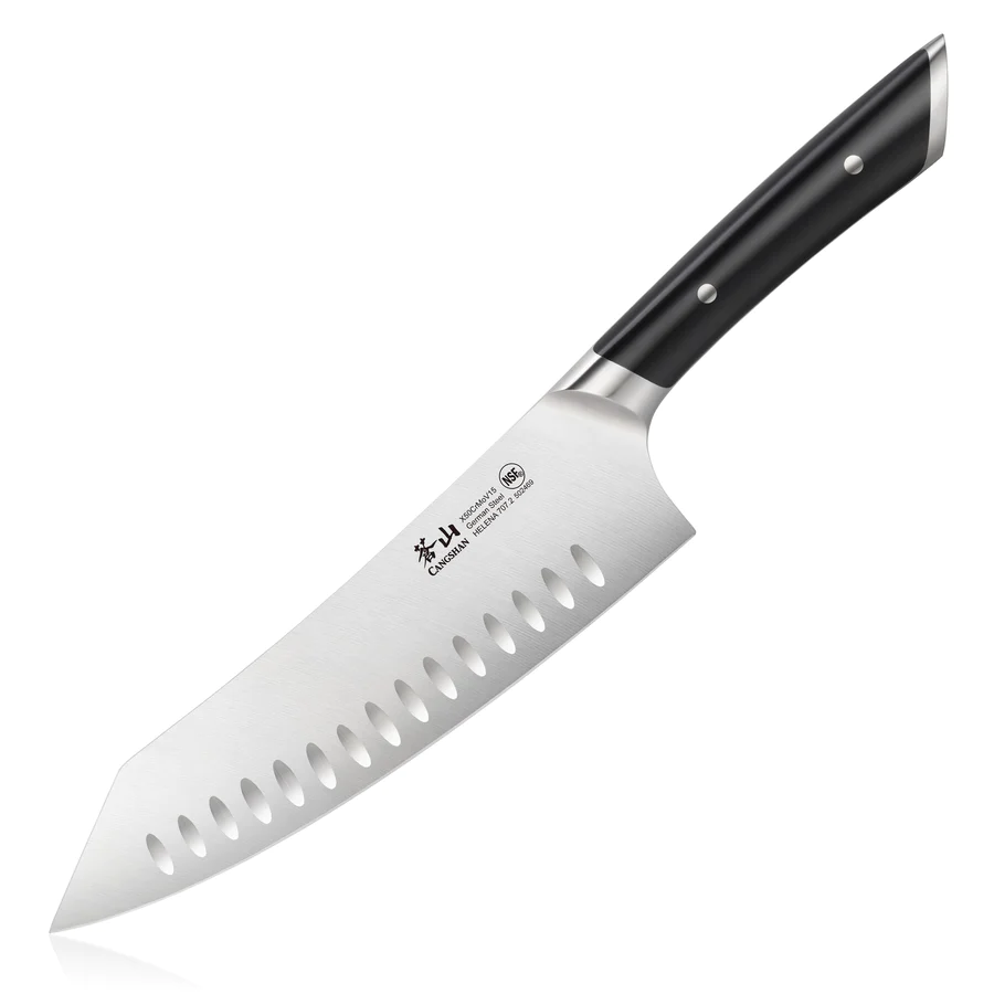 Helena (Blk) 8" Rocking Chef's Knife