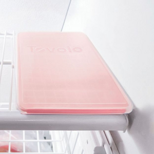 Mini Ice Cube Tray with Lid (Candy Apple Color)