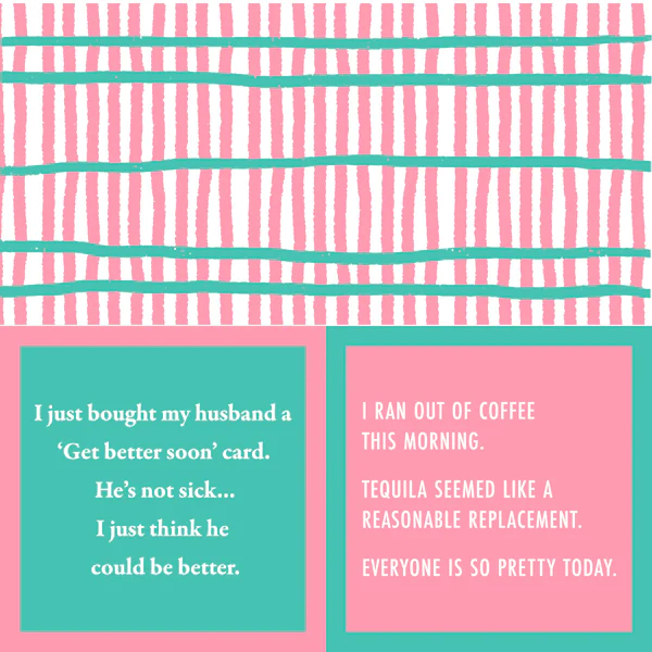 Get Better Soon/ Ran out of Coffee Cocktail Napkin