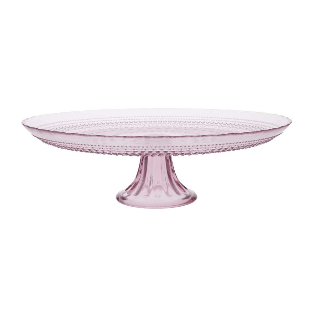 Jupiter Pink Cake Stand 13x13x4.3"