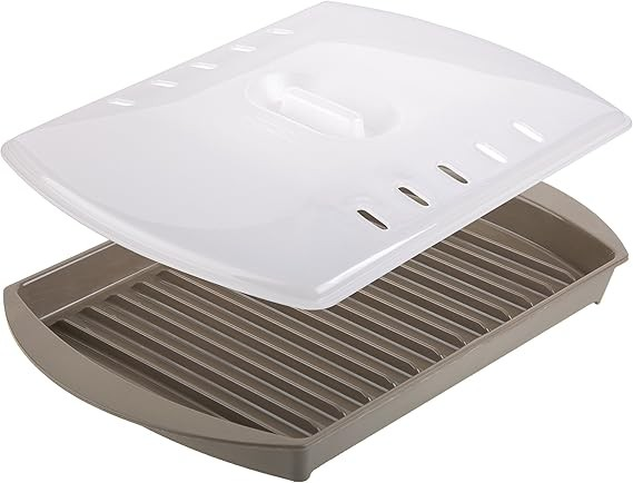 Microwave Small Bacon Cooker with Lid