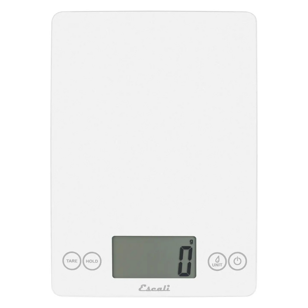 Escali Arti Glass Food Scale, Frost White