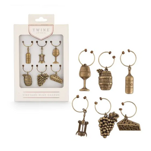 Vineyard Wine Charms by Twine