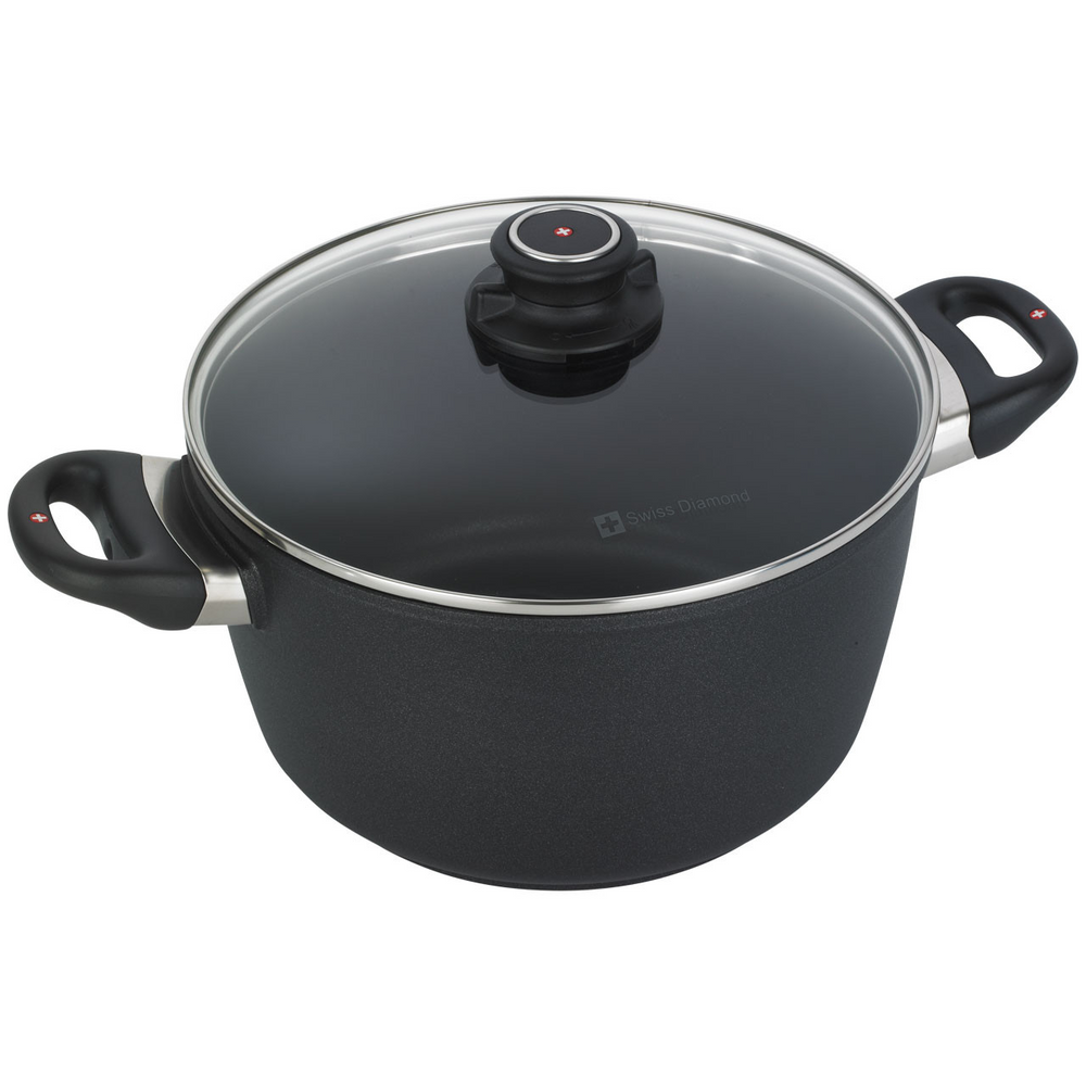 Soup Pot with Glass Lid XD 5.5 qt Nonstick